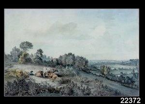 La vallée de la Stour, vue vers East Bergholt, 1880
